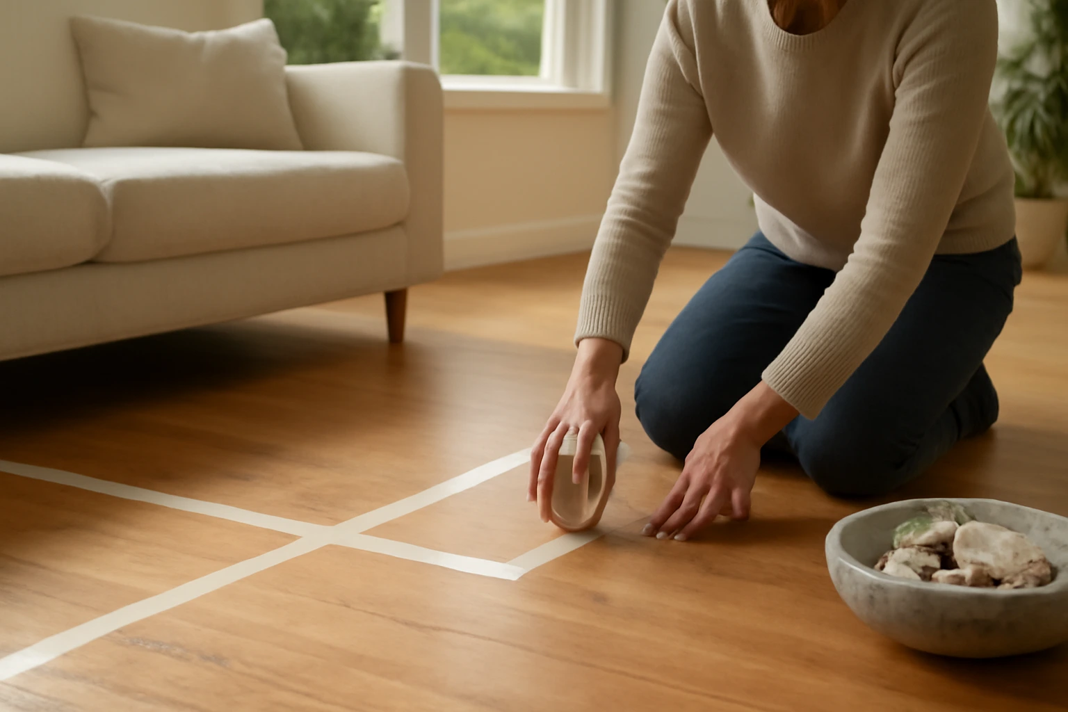Kê lại phòng khách và bếp: lối đi, khoảng mở cửa và mấy con số nên biết